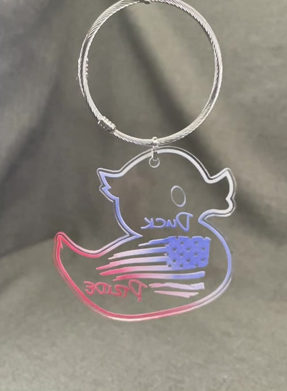 Duck Pride Car Charm – Custom Charm for Off Road 4x4 Vehicle Enthusiasts